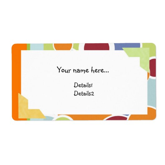 Bezeichnung der Farbkreise (Vorne)