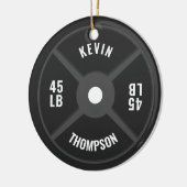 Bezeichnung der Fitness für die Gewichtsplatte Keramik Ornament (Links)