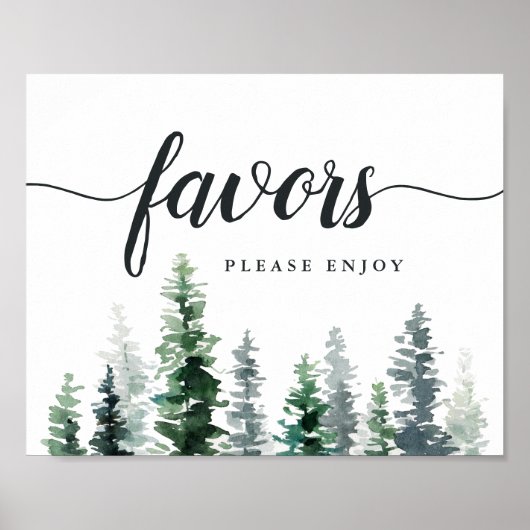 Bezeichnung der Gastgeschenk Hochzeit Poster (Vorne)