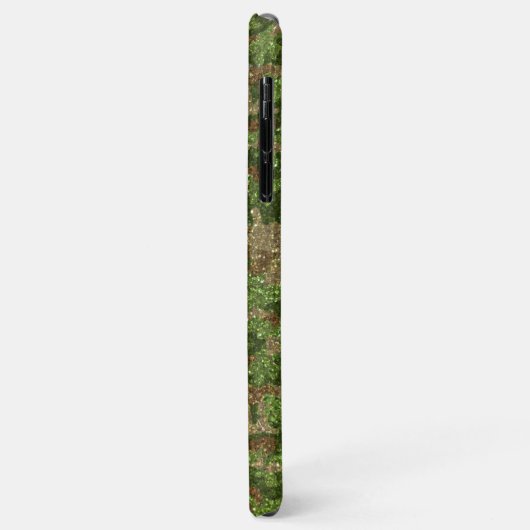 Bezeichnung der grünen Camouflage Outdoorsy Monogr Case-Mate iPhone Hülle (Hinten/Links)
