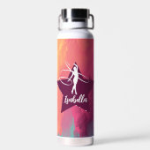 Bezeichnung der Gymnastik Monogramm Trinkflasche (Rückseite)