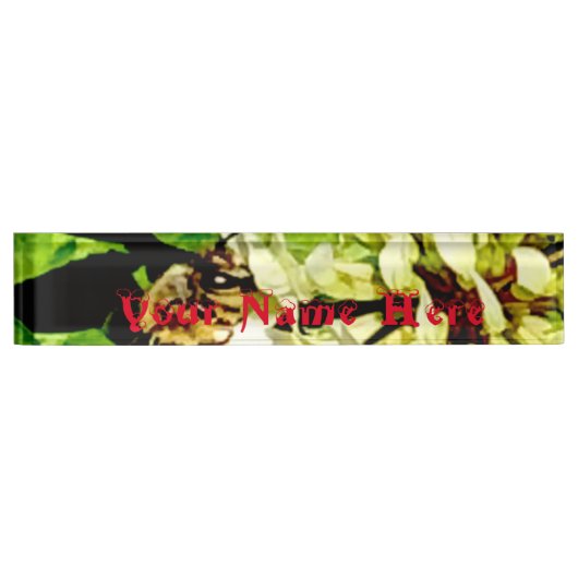 Bezeichnung der Hummel Namensplakette (Vorderseite)