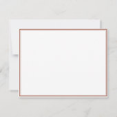 Bezeichnung der klassischen Terracotta-Dicke und d Mitteilungskarte (Rückseite)