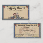 Bezeichnung der Länderpuppen Visitenkarte (Vorne/Hinten)