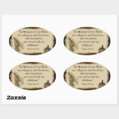 Bezeichnung der Liberty Stickers (Blatt)