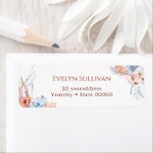 Bezeichnung der Pfirsich- und der blauen tropische (Insitu)