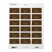 Bezeichnung der Rings-Adresse Adressaufkleber (Vorne)