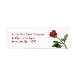 Bezeichnung der rote Rose