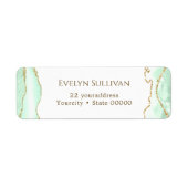 Bezeichnung der Rücksendeadresse für das Meeresrau (Vorne)