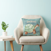 Bezeichnung der Schildkröte-Kids-Room Monogramm Kissen (Stuhl )