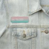 Bezeichnung des Arbeitsverhältnisses Moderner Beru Namensschild (Beispiel)