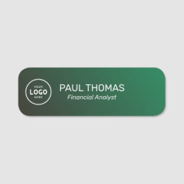 Bezeichnung des Arbeitsverhältnisses Moderner Beru Namensschild