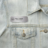 Bezeichnung des Arbeitsverhältnisses Moderner Beru Namensschild (Beispiel)