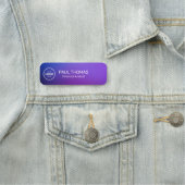 Bezeichnung des Arbeitsverhältnisses Moderner Beru Namensschild (Beispiel)