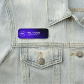 Bezeichnung des Arbeitsverhältnisses Moderner Beru Namensschild (Beispiel)