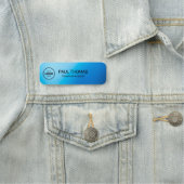 Bezeichnung des Arbeitsverhältnisses Moderner Beru Namensschild (Beispiel)