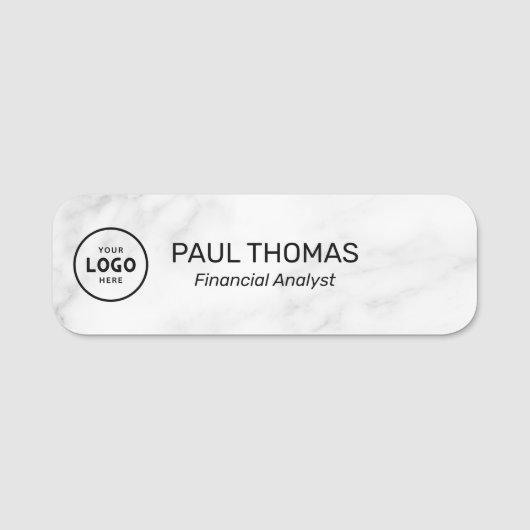 Bezeichnung des Arbeitsverhältnisses Moderner Beru Namensschild (Vorderseite)