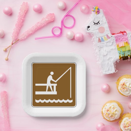 Bezeichnung des Fanggebiets Pappteller (Party)