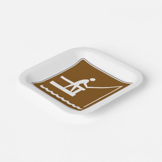 Bezeichnung des Fanggebiets Pappteller (Gewinkelt)