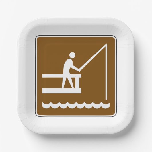 Bezeichnung des Fanggebiets Pappteller (Vorderseite)