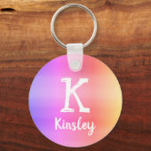 Bezeichnung des Farbverlaufs des Monogramms Schlüsselanhänger (Vorderseite)