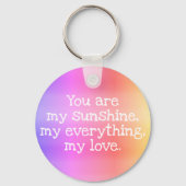 Bezeichnung des Farbverlaufs des Monogramms Schlüsselanhänger (Rückseite)