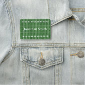 Bezeichnung des Football Field Design Tag Namensschild (Beispiel)