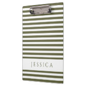 Bezeichnung des grünen und weißen Streifens Klemmbrett (Links)