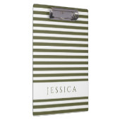 Bezeichnung des grünen und weißen Streifens Klemmbrett (Rechts)