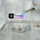 Bezeichnung des holografischen Buttons oder Magnes Namensschild (Beispiel)