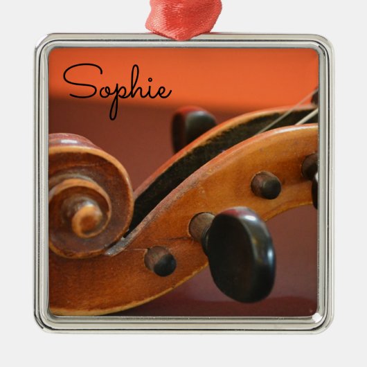 Bezeichnung des klassischen Musikinstrumentes für  Ornament Aus Metall (Vorne)