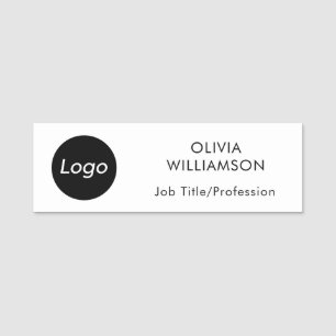 Bezeichnung des Logos Beruflich Namensschild
