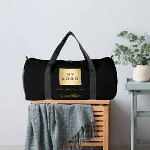 Bezeichnung des Logos für das Schwarze Gold Duffle Bag