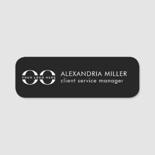 Bezeichnung des Logos Namensschild