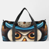 Bezeichnung des Owels Duffle Bag (Rückseite)