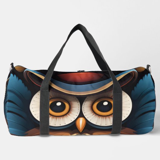 Bezeichnung des Owels Duffle Bag (Vorderseite)