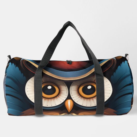 Bezeichnung des Owels Duffle Bag (Rückseite)