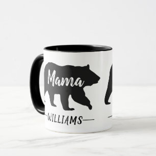 Bezeichnung des Rustikal-Mama-Bären Tasse