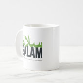 Bezeichnung des Salam Kaffeetasse (Vorderseite Links)