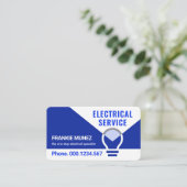 Bezeichnung des Unternehmens: Elektrolampen beleuc Visitenkarte (Stehend Vorderseite)