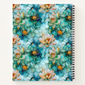 Bezeichnung des Wasserlilie-Musters Notizblock (Rückseite)