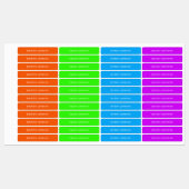 Bezeichnung Eisen auf hellen Bekleidungsetiketten Etiketten (Blatt)