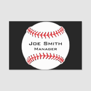 Bezeichnung für Baseball-Design Namensschild