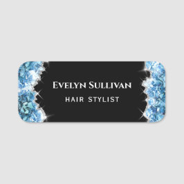 Bezeichnung für Blaukristalle Namensschild