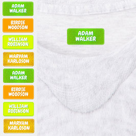 Bezeichnung für das Lager (wasserdichte Bekleidung Etiketten