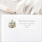 Bezeichnung für das Watercolor-Wald-Eichhörnchen (Insitu)