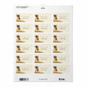 Bezeichnung für eine Badeadresse Adressaufkleber (Vorne)