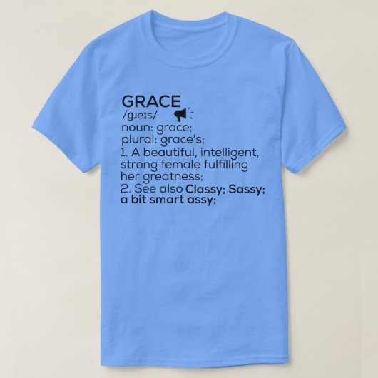 Bezeichnung für Grace T-Shirt (Design vorne)