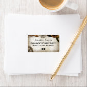 Bezeichnung für Steampunk-Gears-Skriptadressen Adressaufkleber (Insitu)