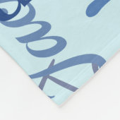 Bezeichnung Graffiti Muster Blaue Marine Fleecedecke (Ecke)